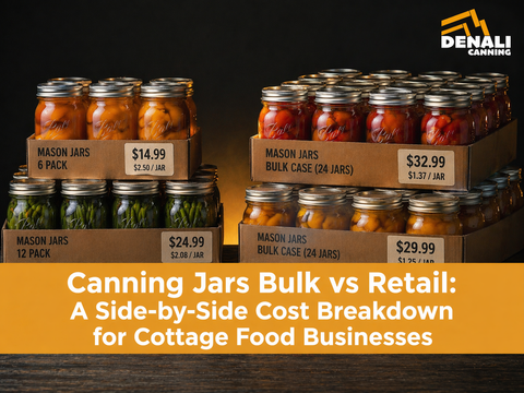 Canning Jars Bulk vs. Retail: A Side-by-Side Cost Breakdown for Cottage Food Businesses