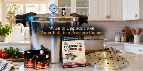 When to Upgrade From Water Bath to a Pressure Canner