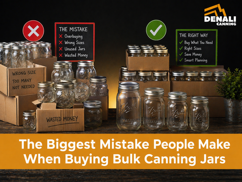 The Biggest Mistake People Make When Buying Bulk Canning Jars