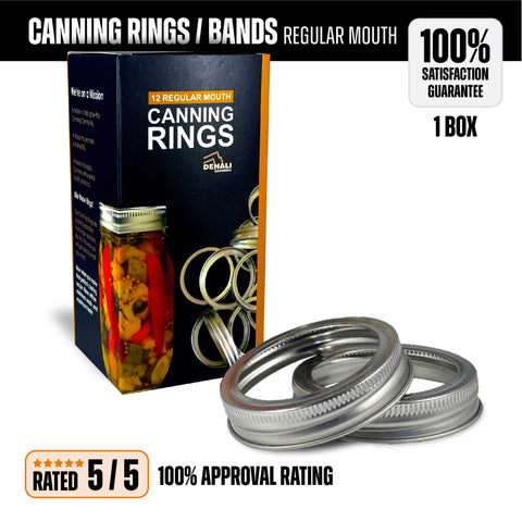 12 Pack - Denali® Rings, Regular Mouth