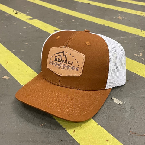 Rugged Ranch Trucker Hat, Canyon Ridge (Brown/White)