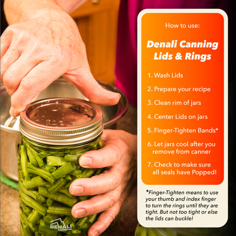 Best tips to use denali canning lids & rings